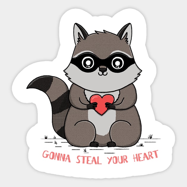 heart thief Sticker by lonanoki